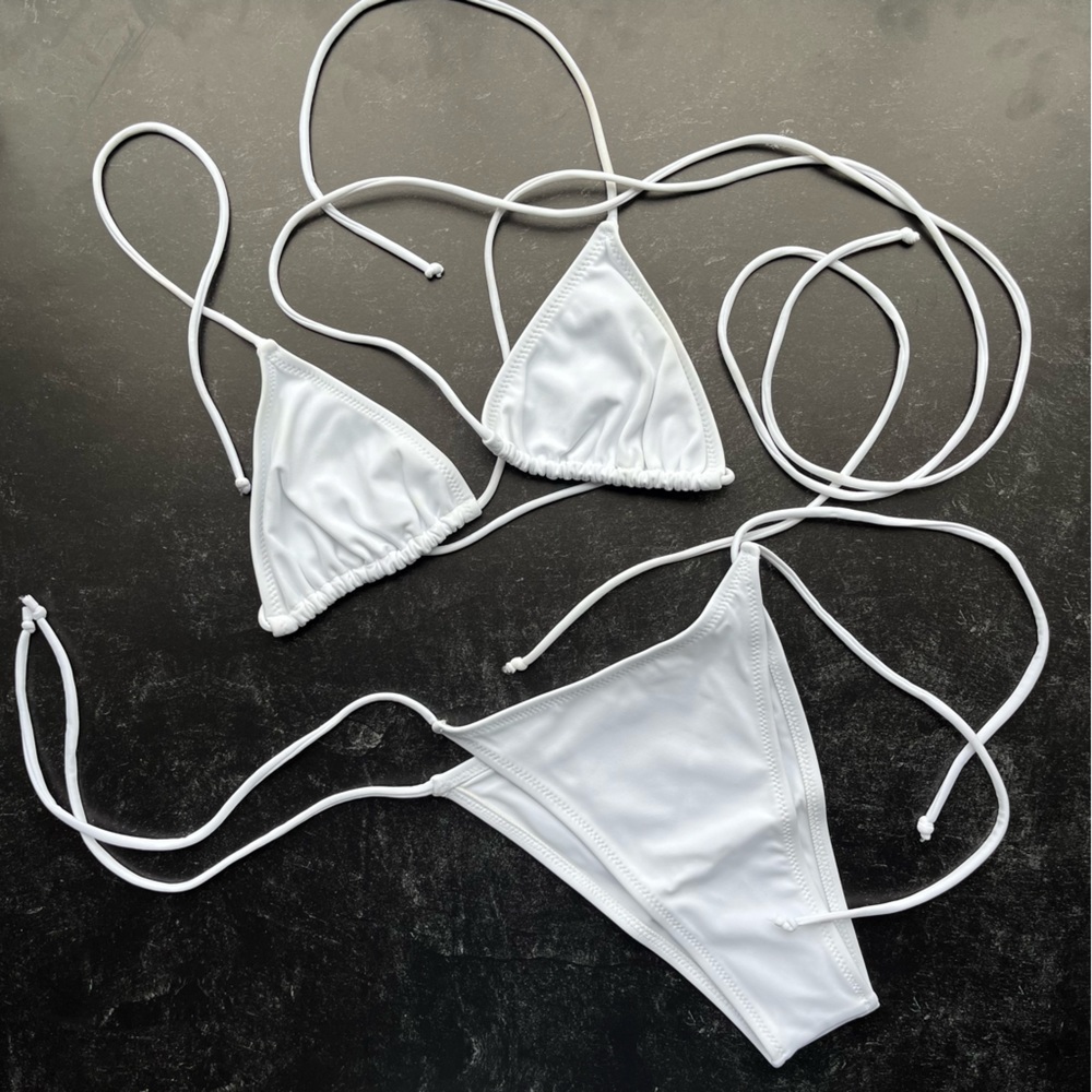 Tropic of C Praia Bikini in White | Size M